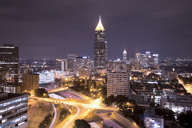 A View of Atlanta City Skyline